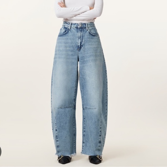 All Saints Denim - All Saints Barrel Leg Denim Jeans